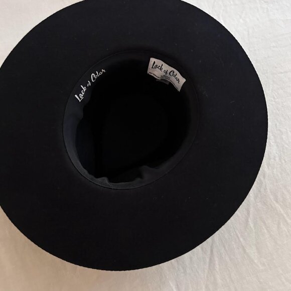 Lack of Color The Mirage Wide Brimmed Hat in Black main image 5